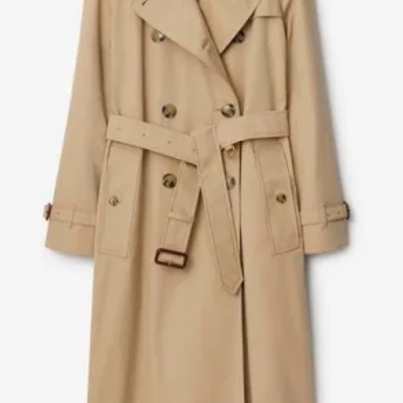 Burberry Jackets & Blazers - Burberry Beige Double-Breasted Trench Coat
